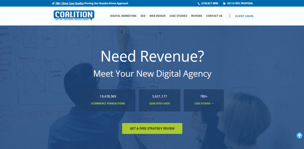 Coalition-Technologies home page