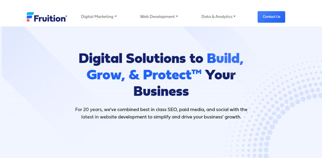 Fruition home page