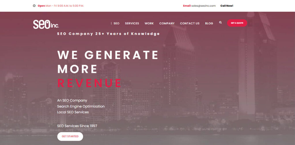 SEO-Inc. home page
