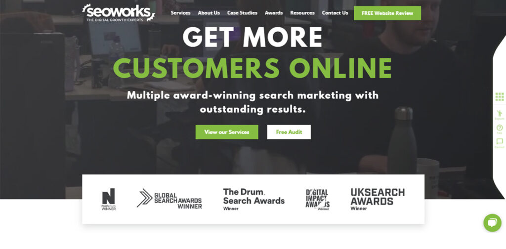 The-SEO-Works home page