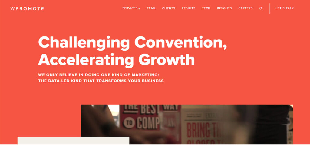 Wpromote home page